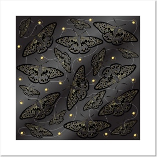 monarch butterfly pattern Posters and Art